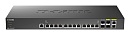 коммутатор D-Link PROJ Настраиваемый L2+ коммутатор, 12x10GBase-T, 2x10GBase-X SFP+, 2xCombo 10GBase-T/SFP+, CLI, консольный порт RJ-45
