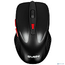 Мышь компьютерная SVEN RX-450W WLS черная, 5+1кл/1200-3200DPI (SV-021825)