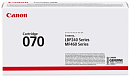 Расходный материал Картридж Canon 070 BK, чёрный