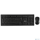 Клавиатура + мышь Gembird KBS-8002 {беспроводной комплект, 2.4ГГц, черный, 104 клавиши+2 кнопки+колесо кнопка, 1000DPI, батарейки в комплекте}