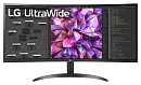 Монитор LG 34" 34WQ60C-B Black, Curved 3800R, 21:9, IPS, 3440x1440, 5ms, 300cd, 60Hz, 2xHDMI, DP