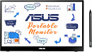 Монитор Asus 14" ZenScreen Ink MB14AHD черный IPS LED 5ms 16:9 HDMI глянцевая HAS 220cd 170гр/170гр 1920x1080 60Hz FHD USB Touch 0.87кг