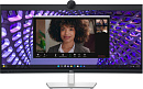 Монитор Dell 34" P3424WEB 3800R, 21:9, IPS, UHD, 5ms, 300cd, 60Hz, HDMI, DP, USB, USB-C, LAN, CAM, SPK, HAS