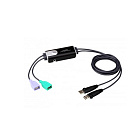 Переключатель, электрон., KVM+Audio, 1 user USB+VGA => 2 cpu USB+VGA, со встрШнурами USB 2x1.2м., 2048x153KVM-переключатель ATEN CS62KM [CS62KM-AT]