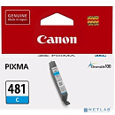 Картридж струйный Canon CLI-481 C 2098C001 голубой (5.6мл) для Canon Pixma TS6140/TS8140TS/TS9140/TR7540/TR8540