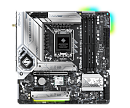Материнская плата ASROCK B760M STEEL LEGEND WIFI, LGA1700, B760, 4*DDR5, 4*SATA, 3*M.2, 5*USB 3.2, 2*USB 2.0, Type-C, 1*PCIx16, 1*PCIx1, 1*M.2 (Key E)