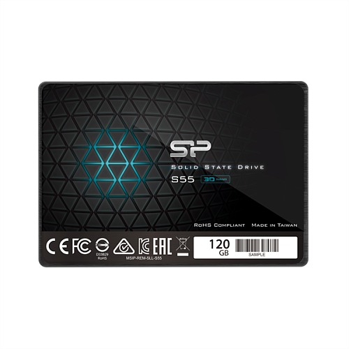 Solid State Disk Silicon Power Slim S55 120Gb SATA-III 2,5”/7мм SP120GBSS3S55S25