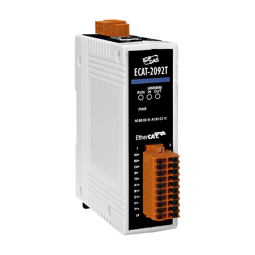 Модуль счетчика/энкодера, два канала, EtherCAT slave
