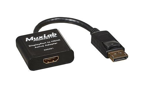 Активный адаптер [500501] MuxLab DisplayPort to HDMI Active Adapter DisplayPort(M) в HDMI(F)