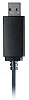 Наушники с микрофоном A4Tech HU-10 черный 2м накладные USB оголовье (HU-10/USB/BLACK)