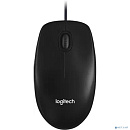 910-006652/910-005006/910-005003 Мышь Logitech M100(M100r) Dark Ret {темно-серая/черная, оптическая, 1000dpi, USB, 1.8м}