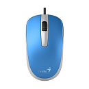 Мышь DX-120, USB, G5, голубая (blue, optical 1000dpi, подходит под обе руки) new package