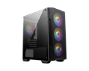 MSI MAG FORGE M100A, MATX, BLACK, WINDOW, 2x3.5", Compatible with 2.5" (Max up to 4x2.5"), 1xUSB 3.2 Gen 1, 2xUSB 2.0, FRONT 3x120mm ARGB, REAR 1x120m