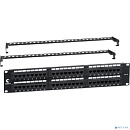 Cabeus PL-48-Cat.6-Dual IDC Патч-панель 19" (2U), 48 портов RJ-45, категория 6, Dual IDC, с задним кабельным организатором