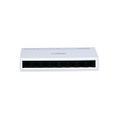Коммутатор Dahua DH-PFS3008-8ET-L 8-портовый неуправляемый , 8xRJ45 100Mb, коммутация 1.6 Гбит/с, MAC-таблица 2K, пластик
