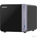 Сетевое хранилище без дисков/ SMB QNAP TS-432X-4G 4-bay 3.5" desktop NAS, AL524 4C 2.0GHz, 4GB DDR4 RAM (max 16GB), 1 x 10GbE SFP+, 2 x 2.5GbE, 1 x PC