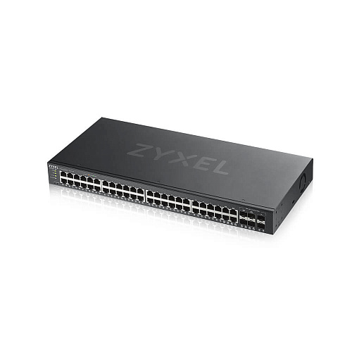 Коммутатор ZYXEL Коммутатор/ GS1920-48v2 Hybrid Smart switch Nebula Flex, 44xGE, 4xCombo (SFP/RJ-45), 2xSFP, Standalone / cloud management