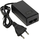 ORIENT SAP-C48POE 1A, PoE инжектор питания 48 Вт, AC 100-240V/ DC 48V, 1.0A, вход: RJ45 LAN 10/100, выход: RJ45 PoE тип B (4/5+,7/8-), совместим с обо