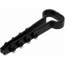 Fortisflex 81831 Дюбель-хомуты для плоских проводов ДХП 14-6 (ч) (100шт.)