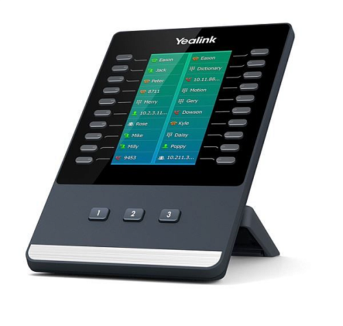 клавишная панель для телефонов yealink exp50 с цветным lcd для sip-t53/t53w/t54w/t57w/t58a, шт