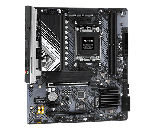 Материнская плата Asrock B650M-HDV/M.2 SocketAM5 AMD B650 2xDDR5 mATX AC`97 8ch(7.1) 2.5Gg RAID+HDMI+DP