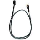 Кабель DiliVing DLSL38-1067 Slimline SASx4 (SFF8654) -to- HD MiniSAS x4 (SFF8643) PCIE 3.0, 85 Ohm, 100cm