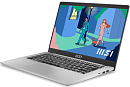 MSI Modern 14 C12M, Core i7-1255U,1.7 GHz,14" FHD (1920*1080),60Hz,LPDDR4 8GB,512GB M.2 PCIe SSD,Iris Xe Graphics,Urban Silver,1y,Win11Home Rus(MS-14J