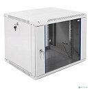 ЦМО Шкаф телекоммуникационный настенный разборный 9U (600х520) дверь стекло (ШРН-Э-9.500) (1 коробка)