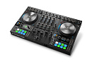 DJ контроллер [25221] Native Instruments [Traktor Kontrol S4 Mk3] 4-х канальный, для Traktor Pro, 2 цветных дисплея, 16 RGB пэдов, 24бит/96кГц, 2 стер