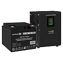 Комплект ИБП EX295995RUS + батарея 40Aч EX282976RUS 1шт (инвертор, синус, для котла, настенный) ExeGate FineSine SX-500.LCD.AVR.2SH <500VA/300W, чиста