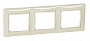 Рамка Legrand Valena 774353 накладная 3x горизонтальный монтаж поликарбонат слоновая кость