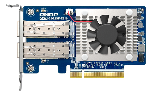 QNAP Expansion Card QXG-25G2SF-E810 PCIe Gen4 x8, 2x25GbE(SFP28)