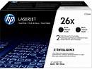 Картридж лазерный HP 26XF CF226XF черный x2упак. (9000стр.) для HP LJ Pro M402/M426