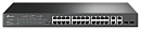 Коммутатор TP-Link TL-SL2428P, JetStream Smart уровня 2 с 24 портами 10/100 Мбит/с, 4 гигабитными портами и 24 портами PoE+, бюджет PoE: до 250 Вт, 19