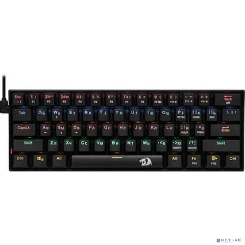 Redragon Механическая клавиатура Lakshmi RU,радужная,тихая [78119]