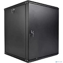 ЦМО Шкаф телекоммуникационный настенный разборный ЭКОНОМ 18U (600 x 650) дверь металл, цвет черный (ШРН-Э-18.650.1-9005)