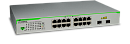 Коммутатор Allied Telesis 16x10/100/1000TX WebSmart switch + 2xSFP (VLAN group, Port Trunking, Port Mirroring, QoS) rackmount hardware included
