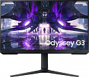 Монитор Samsung 27" Odyssey G3 S27AG320NI черный VA LED 1ms 16:9 HDMI полуматовая HAS Piv 250cd 178гр/178гр 1920x1080 165Hz FreeSync Premium DP 4.8кг