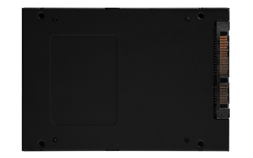 Твердотельный накопитель/ Kingston SSD KC600, 256GB, 2.5" 7mm, SATA3, 3D TLC, R/W 550/500MB/s, IOPs 90 000/80 000, DRAM buffer 256MB, TBW 150, DWPD