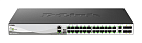 Коммутатор D-Link Управляемый L3 стекируемый коммутатор, 24x2.5GBase-T, 2x10GBase-T, 4x25GBase-X SFP28, защита от статического электричества до 6 кВ,