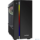 Exegate EX283743RUS Корпус Miditower EVO-9201 Black-RGB light, ATX, <700NPX>, с окном, 2*USB+1*USB3.0, HD Audio
