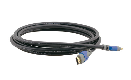 Кабель HDMI [97-01114003] Kramer Electronics [C-HM/HM/PRO-3] HDMI-HDMI (Вилка - Вилка) c Ethernet (v 1.4), 0.9 м
