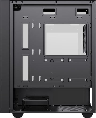 Компьютерный корпус mATX, без блока питания/ Gamemax STORM BK mATX case, black, w/o psu, w/1xUSB3.0+2xUSB2.0, Combo Audio, w/1x12cm FRGB rear fan