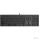 Клавиатура A4Tech Fstyler FX60H серый USB slim LED (FX60H GREY/WHITE)/1787693