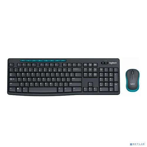 920-008535 Logitech Клавиатура + мышь MK275 grey оригинальная заводская гравировка RU/LAT