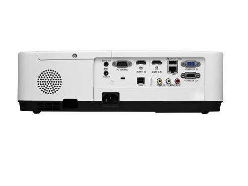 Проектор NEC [ME382U (ME382UG)] 3LCD, 3800 ANSI Lm, WUXGA, 16000:1, 1.22:1, VGAin, 2 x HDMI, video RCA, audio RCA Stereo IN x2, 3.5mm audio IN x2, USB