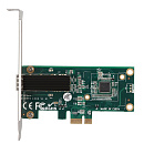 Сетевая карта ORIENT XWT-INT210PE SFP, PCI-Ex1 v2.1 SFP Gigabit Ethernet, Intel I210 chipset, 10/100/1000 Мбит/с, 2 планки крепления в комплекте (3130