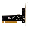 Контроллер Exegate EX281227RUS EXE-352 PCI v2.2, 4*USB2.0 ext. + 1*USB2.0 int., VIA Labs Chipset VT6212L