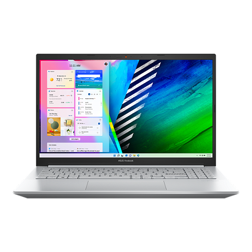 asus vivobook pro 15 m3500qa-l1067 amd ryzen 5 5600h/8gb/256gb ssd/15.6" fhd oled 600nits(1920x1080)/dos/1.65kg/cool silver aluminum