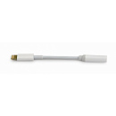 Кабель-переходник USB Cablexpert Lightning/Jack3.5F, для передачи аудиосигнала, белый, пакет (CCA-LM3.5F-01-W)
